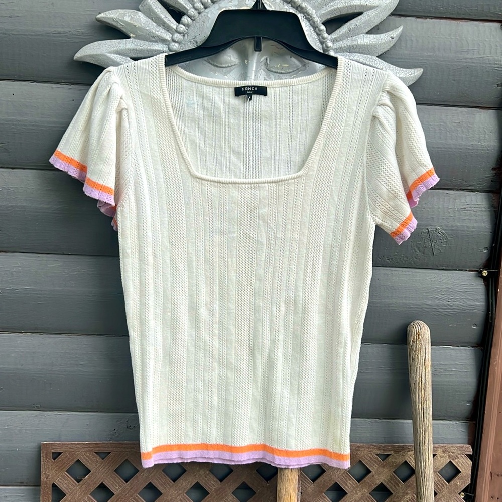 FRNCH Paris knit blouse